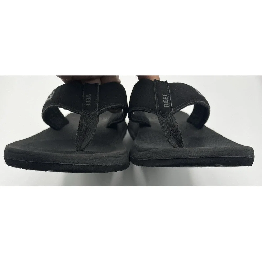 Reef Phantom Flip Flops Mens Size 15 Black Cushion Comfort Thong Sandals